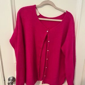 Sezane Pink Sweater